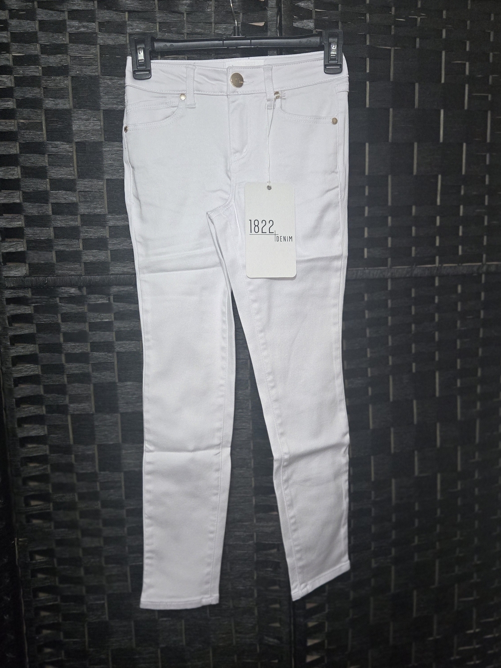 1822  Butter Denim White Skinny Women's Ankle Jeans 00P 24P